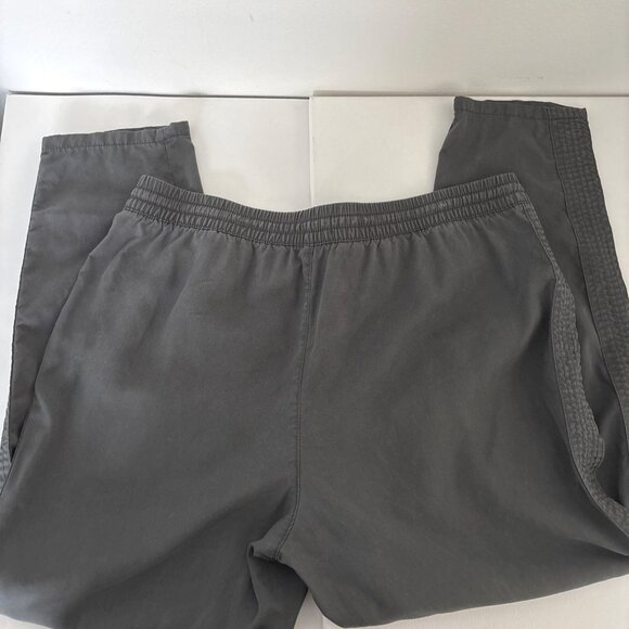 Banana Republic Pants Sz Large Quiet Luxury Jogger Gray Tencel Lyocell Eco Comfy - Picture 3 of 12